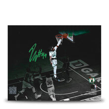 Load image into Gallery viewer, Robert Williams III Blocks Steph Curry Boston Celtics Autographed Basketball Photo
