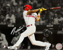 Load image into Gallery viewer, Johan Rojas First Hit Philadelphia Phillies Autographed 8&quot; x 10&quot; Spotlight Baseball Photo