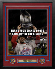 Load image into Gallery viewer, Jimmy Rollins Philadelphia Phillies 2008 World Series Photo Vertical Frame Kit