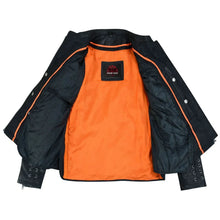 Load image into Gallery viewer, Women's Stylish Jacket with Grommet and Lacing Accents