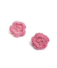 Load image into Gallery viewer, Rose Stud Earrings