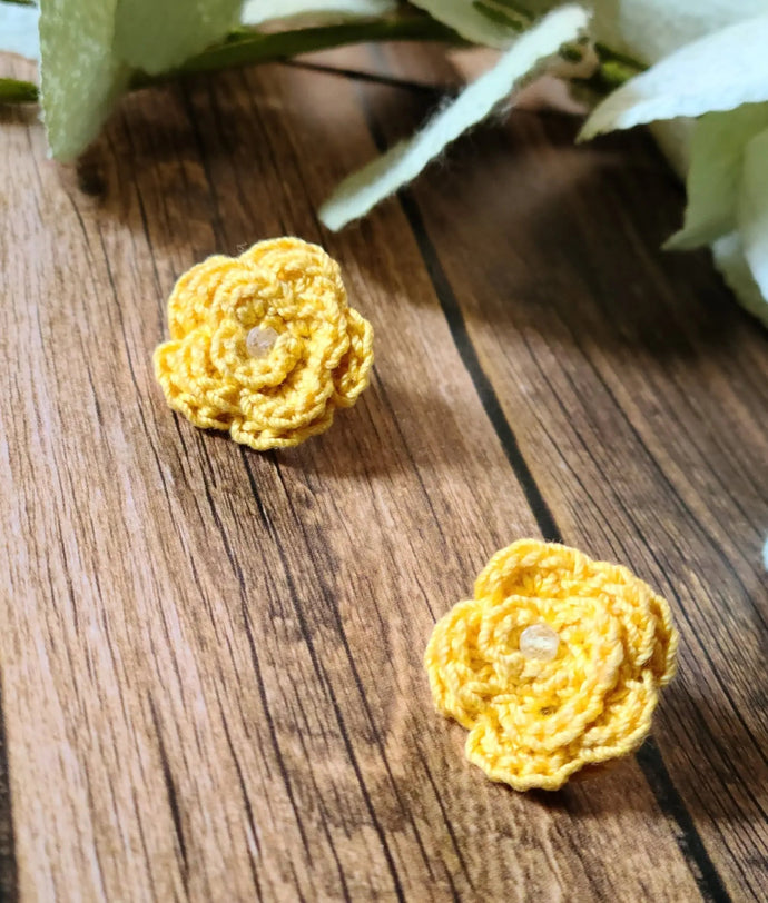 Rose Stud Earrings