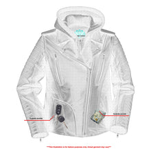Load image into Gallery viewer, Rush Charm Women's Premium Cowhide Moto Jacket