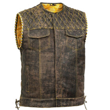 Load image into Gallery viewer, Ironhide Men’s Leather Vest