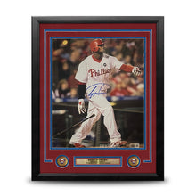 Load image into Gallery viewer, Ryan Howard Philadelphia Phillies Autographed 16" x 20" Framed Baseball Photo