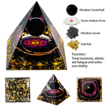 Load image into Gallery viewer, Sacred Energy Crystal Ball Pyramid