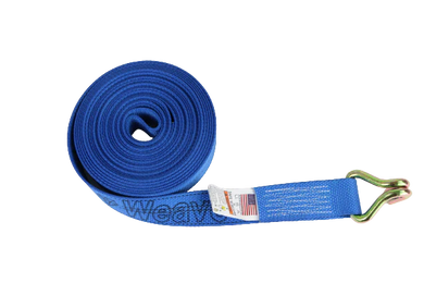 2 x 15 Ft Winch Strap With Wire Hook DIAMOND WEAVE | COLOR OPTIONS