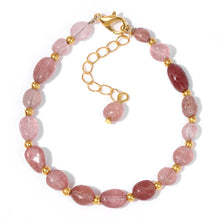 Load image into Gallery viewer, Strawberry Quartz Love Comforting Bracelet