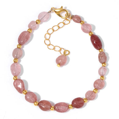 Strawberry Quartz Love Comforting Bracelet