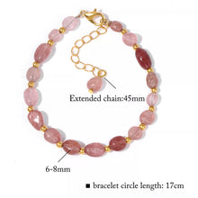 Load image into Gallery viewer, Strawberry Quartz Love Comforting Bracelet