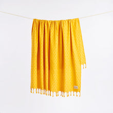 Load image into Gallery viewer, Lightweight Beach Blanket - Yellow | Evan Mock x Slowtide