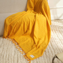 Load image into Gallery viewer, Lightweight Beach Blanket - Yellow | Evan Mock x Slowtide
