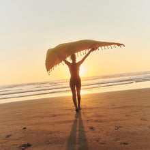 Load image into Gallery viewer, Lightweight Beach Blanket - Yellow | Evan Mock x Slowtide