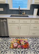 Load image into Gallery viewer, Autumn Floral by Anne Searle Machine Washable Memory Foam Mat SASE0955RUG