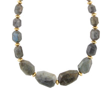 Load image into Gallery viewer, Bold Labradorite Statement Necklace