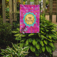 Load image into Gallery viewer, Happy Birthday The Big Day Pink Garden Flag – Decorative Outdoor Yard Flag