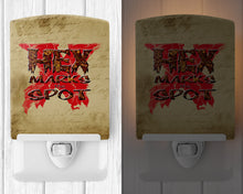 Load image into Gallery viewer, Hex marks the spot Halloween Ceramic Night Light SB3006CNL