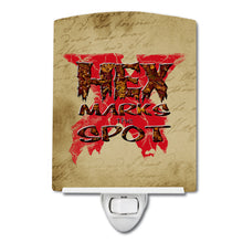 Load image into Gallery viewer, Hex marks the spot Halloween Ceramic Night Light SB3006CNL
