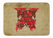 Load image into Gallery viewer, Hex marks the spot Halloween Machine Washable Memory Foam Mat SB3006RUG