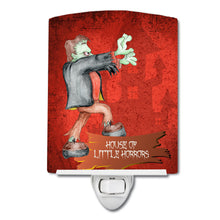 Load image into Gallery viewer, Little House of Horrors with Frankenstein Halloween Ceramic Night Light SB3007CNL