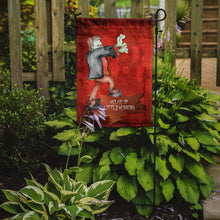 Load image into Gallery viewer, Little House of Horrors with Frankenstein Halloween Garden Flag – Decorative Outdoor Yard Flag