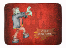 Load image into Gallery viewer, Little House of Horrors with Frankenstein Halloween Machine Washable Memory Foam Mat SB3007RUG