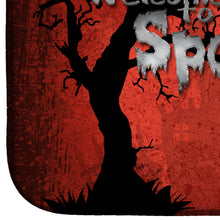 Load image into Gallery viewer, Welcome to Spooksville Halloween Dish Drying Mat – Absorbent, Artistic Kitchen Essentials SB3008DDM