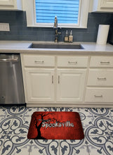 Load image into Gallery viewer, Welcome to Spooksville Halloween Machine Washable Memory Foam Mat SB3008RUG