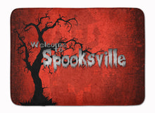 Load image into Gallery viewer, Welcome to Spooksville Halloween Machine Washable Memory Foam Mat SB3008RUG