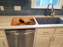 Load image into Gallery viewer, Beware of the Black Crows Halloween Dish Drying Mat – Absorbent, Artistic Kitchen Essentials SB3009DDM