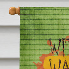 Load image into Gallery viewer, Witches and Warlocks Halloween Flag Canvas House Size