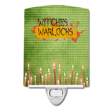 Load image into Gallery viewer, Witches and Warlocks Halloween Ceramic Night Light SB3011CNL