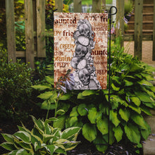 Load image into Gallery viewer, Creepy, Haunted and Frightful with skulls Halloween Garden Flag – Decorative Outdoor Yard Flag