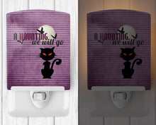 Load image into Gallery viewer, A Haunting we will go Halloween Ceramic Night Light SB3015CNL