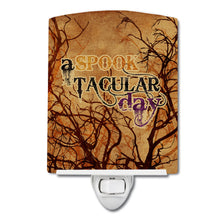 Load image into Gallery viewer, A Spook Tacular Day Halloween Ceramic Night Light SB3016CNL
