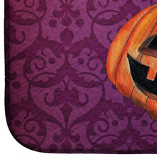 Load image into Gallery viewer, Hello Pumpkin Halloween Dish Drying Mat – Absorbent, Artistic Kitchen Essentials SB3017DDM