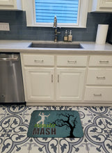 Load image into Gallery viewer, Monster Mash with Mummy Halloween Machine Washable Memory Foam Mat SB3019RUG
