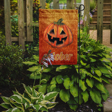 Load image into Gallery viewer, October Pumpkin Halloween Garden Flag – Decorative Outdoor Yard Flag