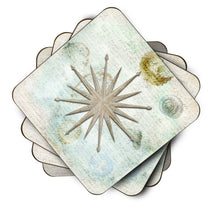 Load image into Gallery viewer, Shells Navagation Star Coasters - Set of 4 Lightweight Foam, Absorbent Drink Coasters
