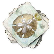 Load image into Gallery viewer, Sand Dollar  Coasters - Set of 4 Lightweight Foam, Absorbent Drink Coasters