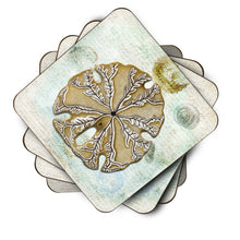 Load image into Gallery viewer, Sand Dollar  Coasters - Set of 4 Lightweight Foam, Absorbent Drink Coasters
