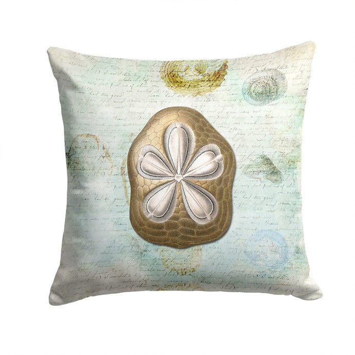 Sand Dollar Throw Pillow - 14x14 Decorative Pillow – Art for Your Home & Patio