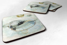 Load image into Gallery viewer, Shells  Coasters - Set of 4 Lightweight Foam, Absorbent Drink Coasters