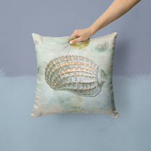 Load image into Gallery viewer, Shells Throw Pillow - 14x14 Decorative Pillow – Art for Your Home &amp; Patio