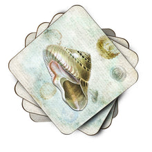 Load image into Gallery viewer, Shells  Coasters - Set of 4 Lightweight Foam, Absorbent Drink Coasters
