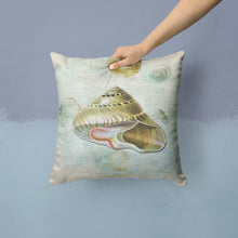 Load image into Gallery viewer, Shells Throw Pillow - 14x14 Decorative Pillow – Art for Your Home &amp; Patio