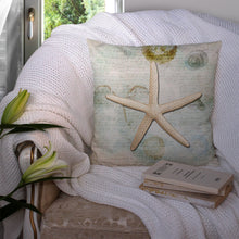 Load image into Gallery viewer, Starfish Throw Pillow - 14x14 Decorative Pillow – Art for Your Home &amp; Patio