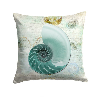 Shells Throw Pillow - 14x14 Decorative Pillow – Art for Your Home & Patio
