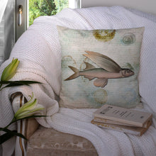 Load image into Gallery viewer, Fish Throw Pillow - 14x14 Decorative Pillow – Art for Your Home &amp; Patio
