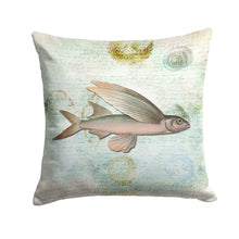 Load image into Gallery viewer, Fish Throw Pillow - 14x14 Decorative Pillow – Art for Your Home &amp; Patio